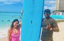 Waikiki Beginner Surfing lessons: Private, Group, & Family Option