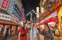 Osaka Local Foodie Walking Tour in Dotonbori and Shinsekai