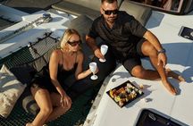 Rethymno: Sunset Catamaran Trip - Sushi & Open Bar 