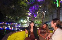 San Antonio Premium Night Driving Tour with Riverwalk Boat Cruise
