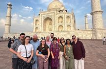 Luxury Taj Mahal and Agra Fort Tour by Train From Delhi