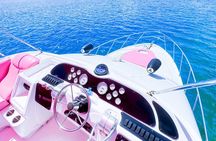 Pink Yacht Charter Barbie Maxum Miami Yacht Rental