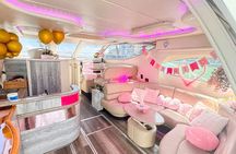 Pink Yacht Charter Barbie Maxum Miami Yacht Rental