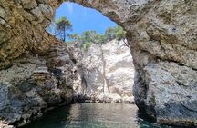 Shared boat tour in Vieste with bathing stop