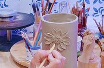 Ceramic Workshop with Decoration and Aperitif