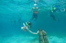 Isla Mujeres Tour with buffet, open bar & snorkel & North Beach