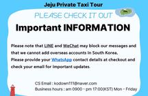 Jeju Island Private Taxi Tour : 2 Full days
