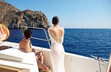 Hersonissos: Dia Catamaran Cruise with Lunch & Drinks