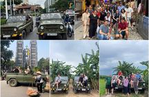 Hanoi City Jeep Tour: City Landmarks & Banana Island (A Start up)