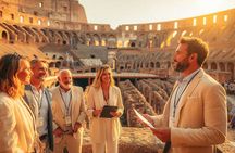 Colosseum at Golden Hour Guided Tour with Arena Floor
