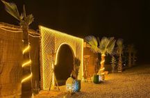 Agafay desert dinner show camel ride with sunset 