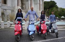 Rome’s Highest Hills Skyline Vespa Tour with Driver and Photo