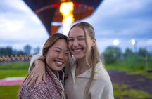Balloon flight with breakfast in Cave and Pyramids tour from CDMX