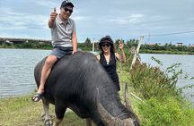 Hoi An countryside cycling Tour,Basket Boat-Buffalo-local Lunch