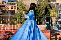 Flying Dress pro photoshoot in Chefchaouen 