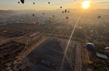 Exclusive Teotihuacán Pyramids, Cave & Hot Air Balloon Ride