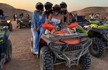 Agafay desert: quad, camel ride dinner show