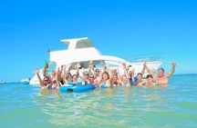 Punta cana Private Boat cruise with slide and unlimited drinks 