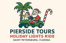 Holiday Lights Golf Cart Ride in Downtown St. Petersburg