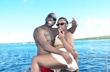 Punta cana Private Boat cruise with slide and unlimited drinks 