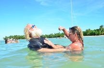 Punta cana Private Boat cruise with slide and unlimited drinks 
