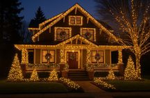Holiday Lights Golf Cart Ride in Downtown St. Petersburg