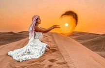 Private Red Dunes Evening Safari + BBQ Dinner + 5 Live Shows