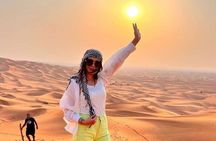 Sunset Desert Safari with Dune Bashing and Camel Rides Dinner