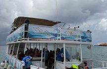 Catamaran with Slide in Cozumel Reef Snorkeling Experience
