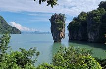 James Bond Island from Khaolak and Monkey Cave Temple