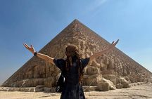 Unique Giza Saqqara Memphis Authentic Lunch with Pyramids View