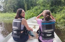 Tortuguero Tour in Canoe Canals with Electric Motor