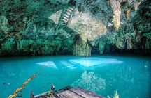 Cenote La Noria Tour + Jewelry Shopping Tour + Tequilera