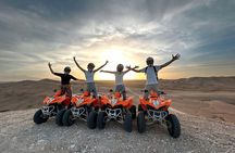 Marrakech: Agafay Desert Quad Bike & Camel Ride with Dinner Show