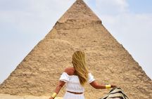 Fly to Cairo:Explore Pyramids & Optional Tutankhamun’s Mask Visit