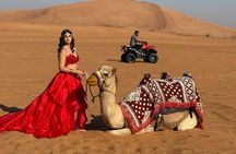 Dubai Evening Desert Safari: 4x4 Pickup + BBQ + Shows