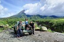 Yogyakarta: Mount Merapi Sightseeing Jeep Tour with Pickup