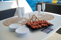 Chania Old Port Sunset Catamaran Cruise - Prosecco & Snacks