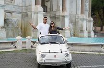 Fiat 500 tour in Rome with Photoshoot