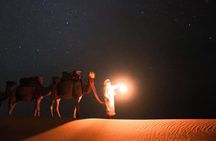 Private Night Desert Safari, Dune Bashing, Camel ride and Bonfire