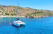 Chania Old Port All-inclusive Catamaran Cruise to Agioi Theodori