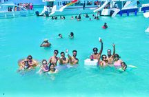 Party Booze Boat Fiesta Sand Bar-Snorkeling-Music-Drinks-Dancing 