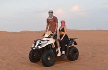 Dubai Quad Bike Evening Safari with BBQ Dinner & Camel Ride