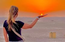 Desert Agafay Trip with Dinner and Quad Bike/ Sunset Camel Ride