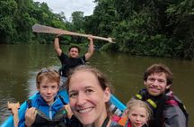 3-hour canoe tour through Tortuguero National Park