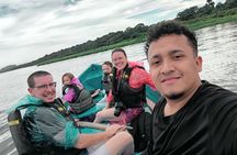 3-hour canoe tour through Tortuguero National Park