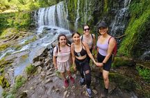 4 Waterfalls Guided Hike from Cardiff – Walk Behind the Falls!