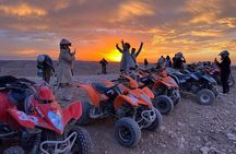 Desert Agafay full package: Quad bike + camel trek + dinner show