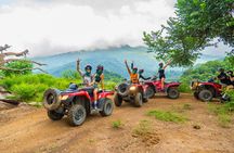 Combo ATV Jorullo Bridge + Zipline Tour and Mule Ride