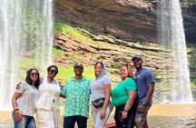 Twins Falls: Umbrella Rock: Cocoa farm and Aburi Garden Day tour: